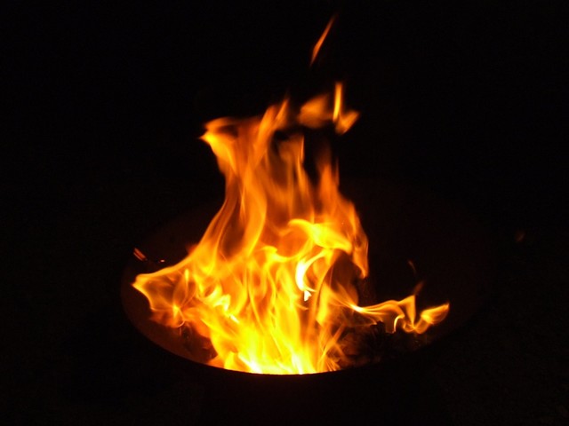3.The Fire started
