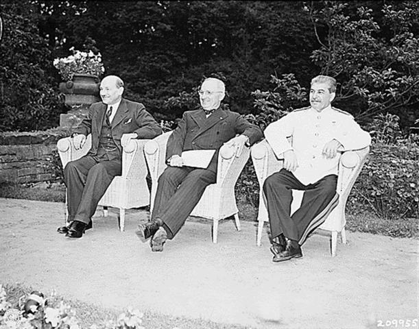 Conférence de Potsdam le 17 juillet 1945
