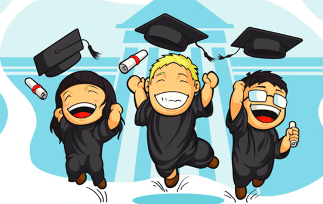 mi graduación de la escuela secundaria.