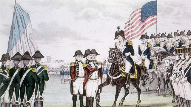 Lord Cornwallis Surrenders to George Washington
