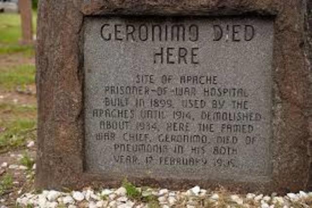 Geronimo dies