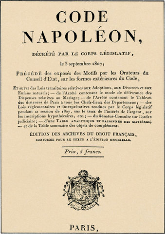 CODE NAPOLEON