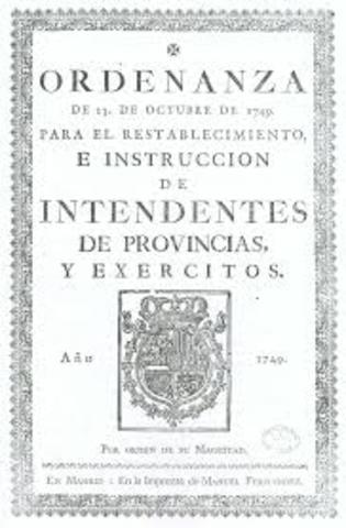 1786 Sistema de intendencias