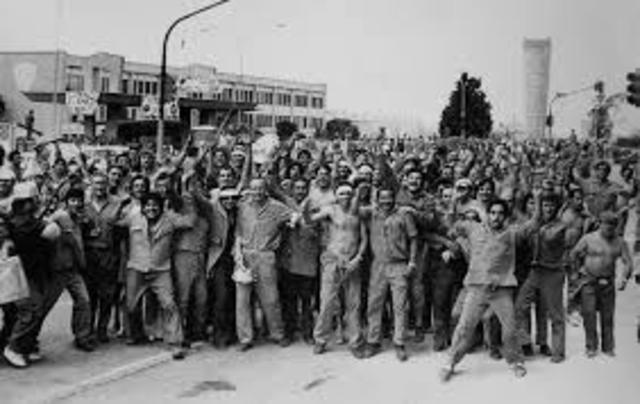 Concentración de trabajadores