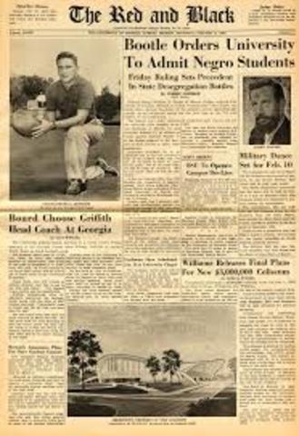 Desegregation of UGA