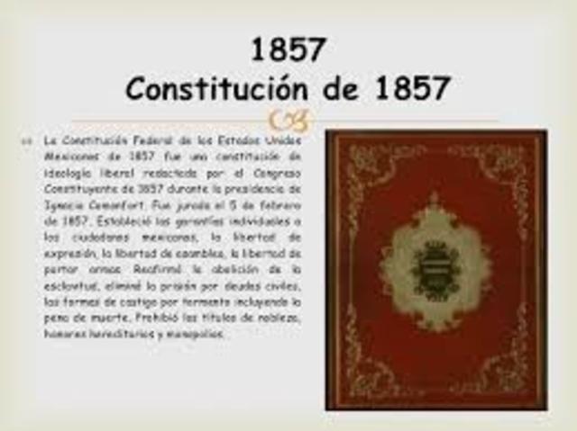 Reformas a la Constitución Política de la República Mexicana del 5 de febrero de 1857.