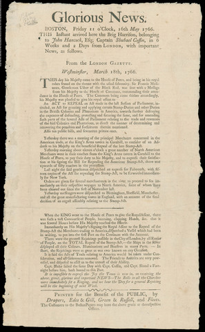 The Stamp Act of 1765