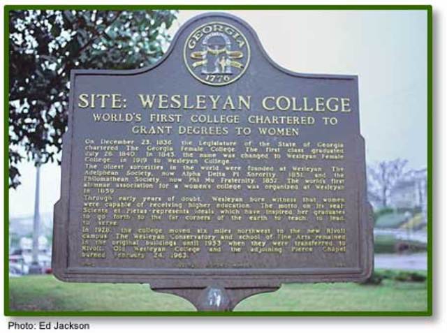 First Women's College in the World Chartered