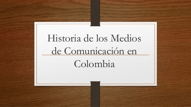 La llegada de los medios de Comunicación