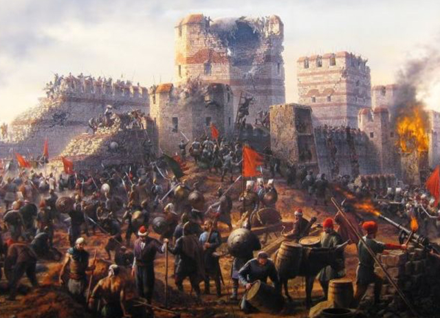 Fall of Constantinople to the Ottoman Turks
