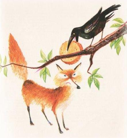 Esopo: La zorra y el cuervo