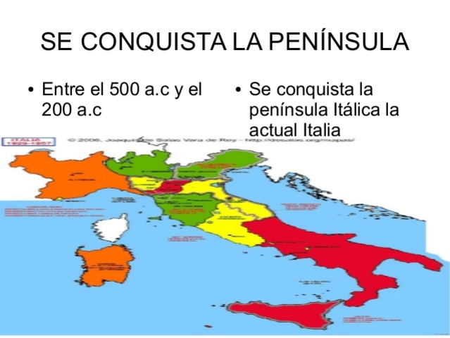CONQUESTA DE LA PENÍNSULA ITÀLICA