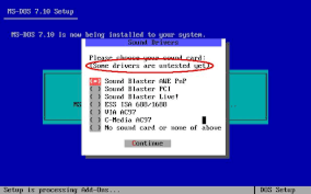 MS-Dos 7.1