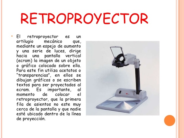 El Retroproyector