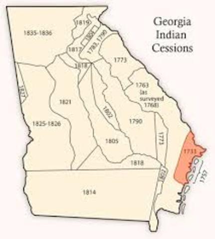 Creek Indians Signed Treaty of Savannah