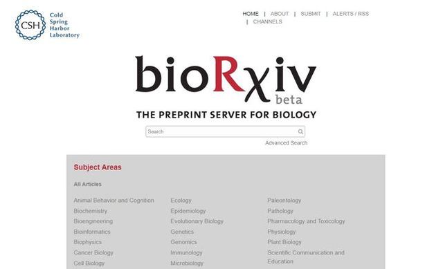 BioRxiv Libre acceso a los artículos científicos