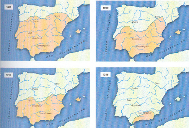 Fin de la península de Al-Andalus