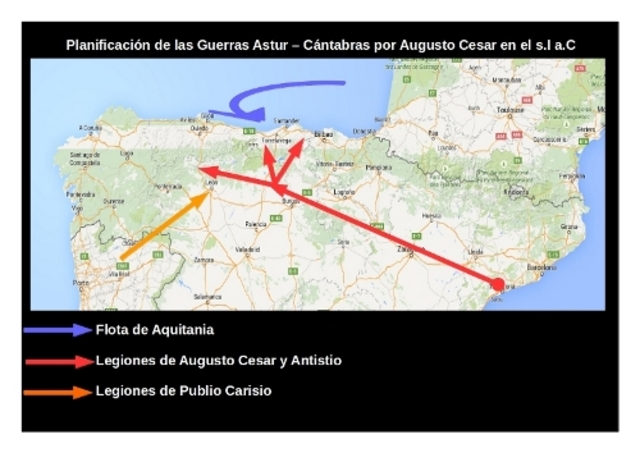 Guerra Cántabro astures.