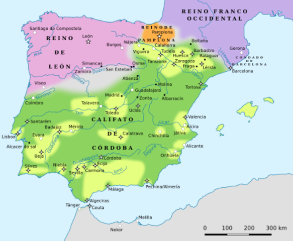 Abd el Rahman III proclama el Califato de Córdoba.