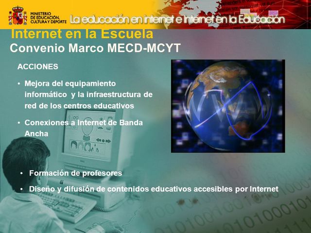 Convenio Marco Internet en la Escuela