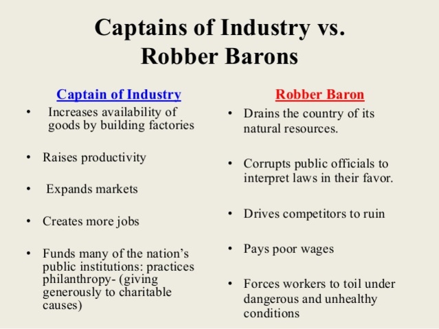 Robber Barons (Captains of Industry)