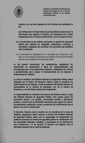 Reformas económicas: Sistema regular de diligencias.