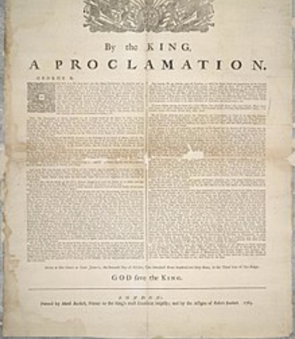Proclamation of 1763
