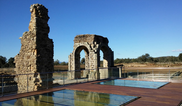 Centro de Interpretación Romano de Cáparra.