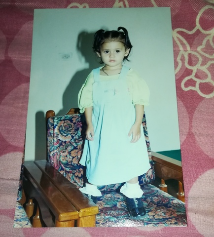 ya no era bebe, era una niña con solo 3 años