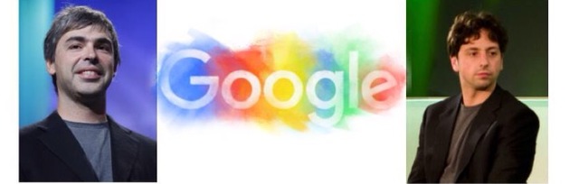 LARRY PAGE Y SERGEY BRIN.