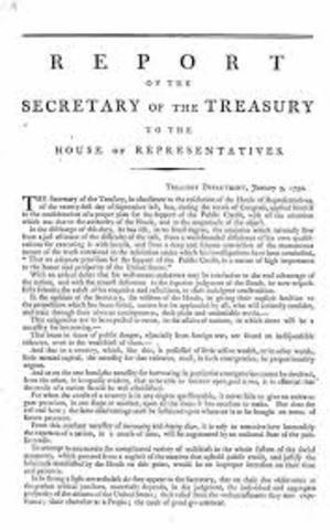 Hamilton's Report on Manufactures