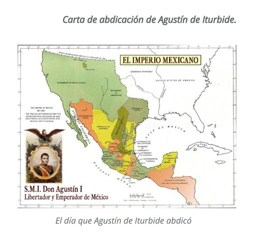 Renuncia de Agustín de Iturbide