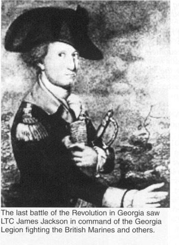 British Evacuate Savannah