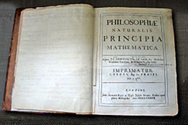 Pubblicati i Principia Mathematica di Isaac Newton