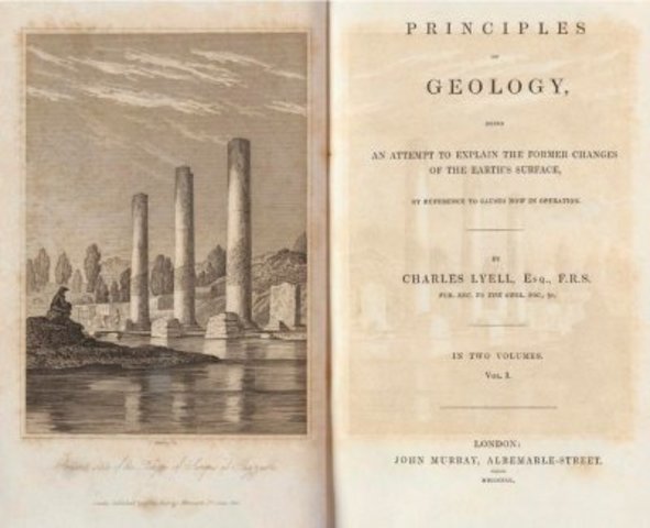 Pubblicati i "Principles of geology" di Charles Lyell