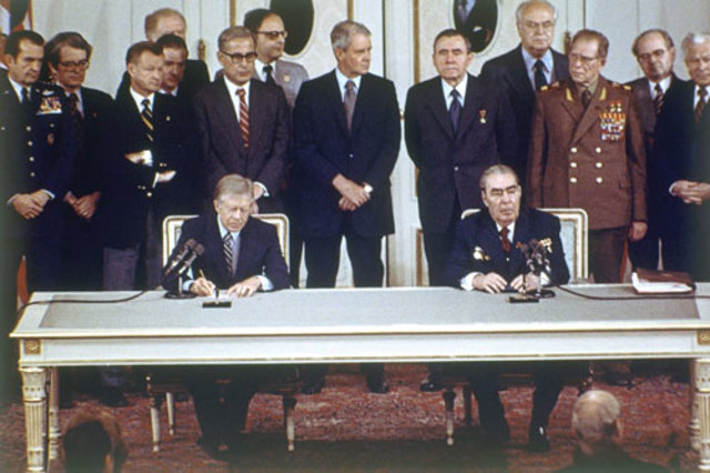 SALT aftalen (Strategic arms limitation treaty)