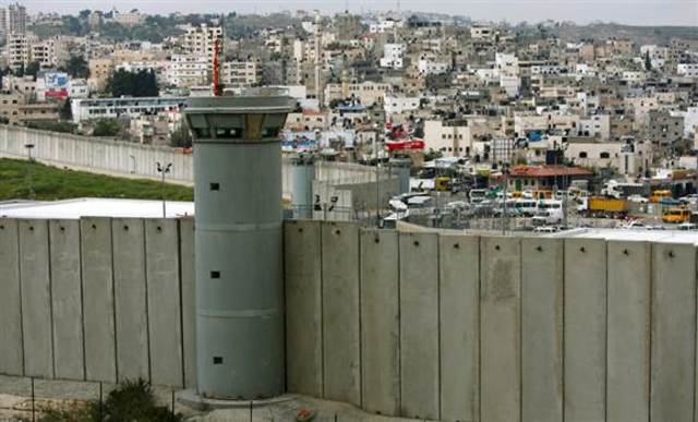 The separation wall is built