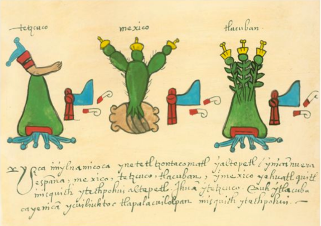 The Triple Alliance is formed between Tenochtitlan, Texcoco and Tlacopan