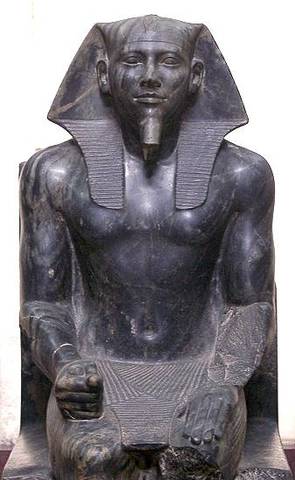 Chefren in trono, alta 168cm