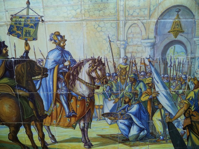 El mandatario almorávide entra en la península y vence a Alfonso VI