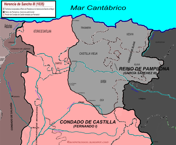 932. Aparece el Condado independiente de Castilla.
