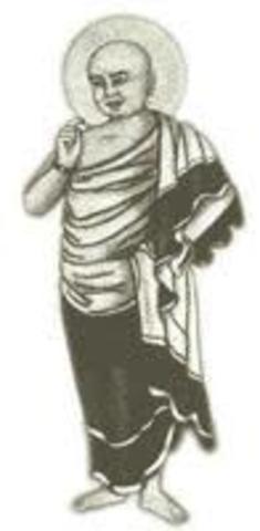 Missionary An Shigao attracts followers to Buddhism.