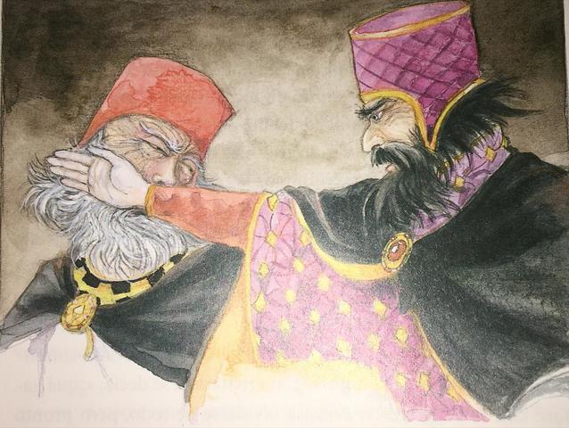 El conde de Orgaz abofetea a Don diego