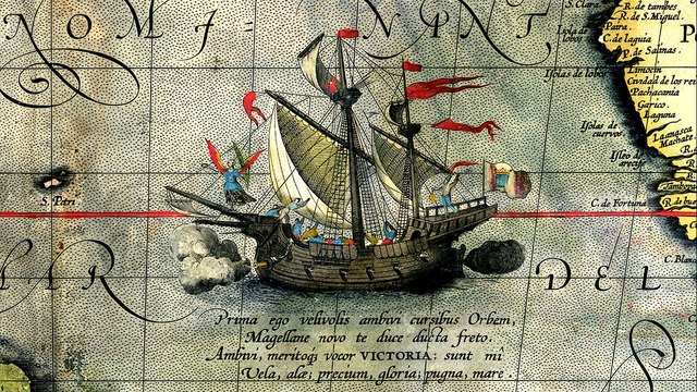 Magellan's crew was the first to circumnavigate the globe.
