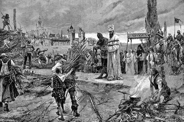 Jan Huss was burned at the stake for being a heretic.