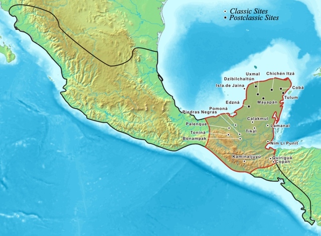 Mayans were divided into city-states
