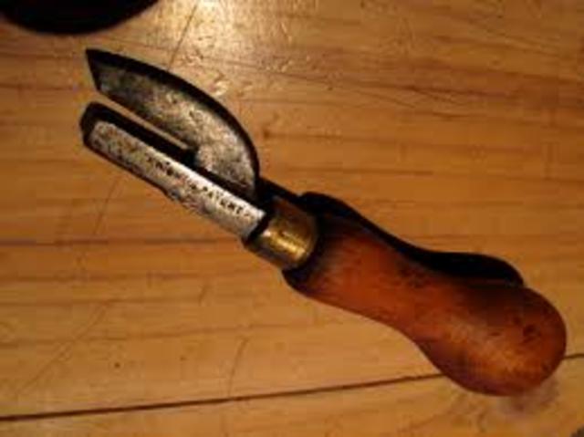 The can opener is invented