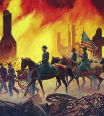 Sherman Begins his March to Sea