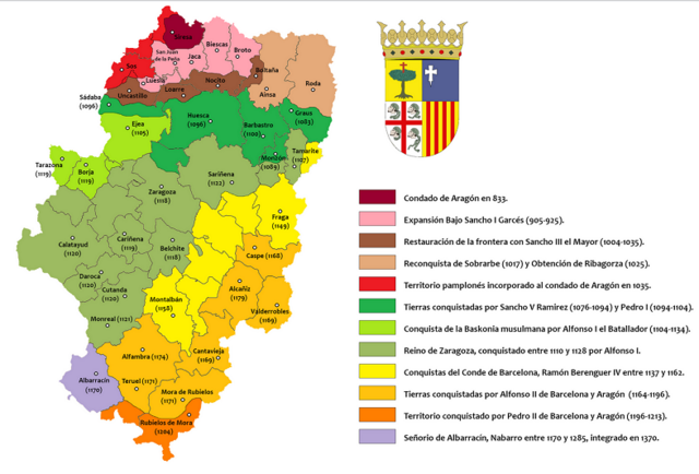 Se forma el condado de Aragón