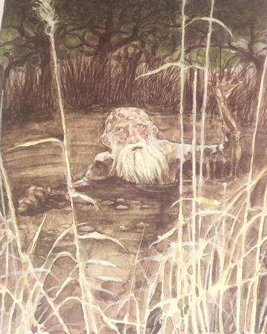 Rodrigo se cruza con un leproso